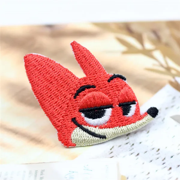 Zootopia Nick and Judy Cartoon stickers Iron on Cloth Patches - 7