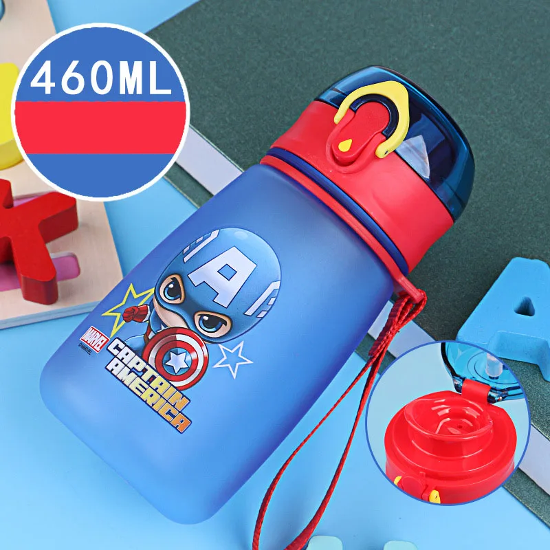 Disney Children's Cup Primary School Drop-proof Plastic Cup Kindergarten Baby Household Portable Summer Straight Drinking Cup