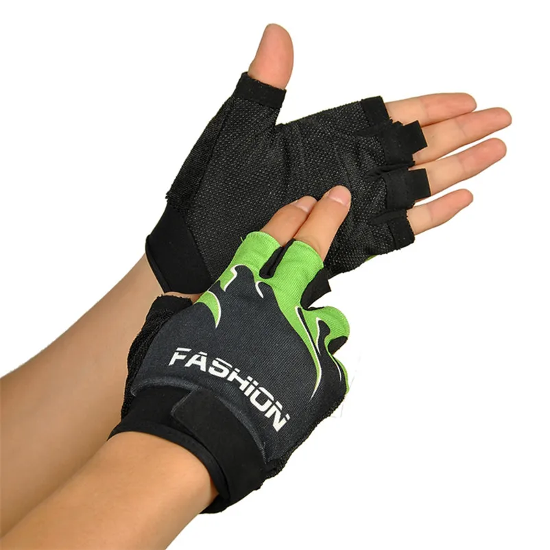 Half Finger Gloves man Outdoor Sports Bicycle Cycling Biking Hiking Gel Half Finger Fingerless Gloves Cycling Equipment #4A31 (5)