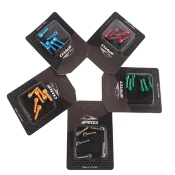 

MTB mountain bike bicycle stem handlebar screws Titanium-plated color M5*18MM riser screws