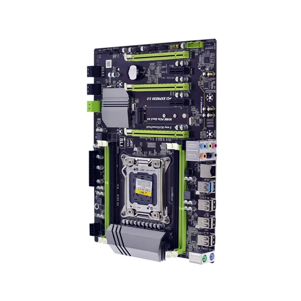 X79 настольные компьютеры материнская плата Sata 3 0 Usb 4xDDR3 DIMM SATA кабель ЦП компьютера