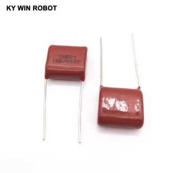 

105 1uF 450V 10pcs CBB Polypropylene film capacitor pitch 15mm 105 1uF 450V