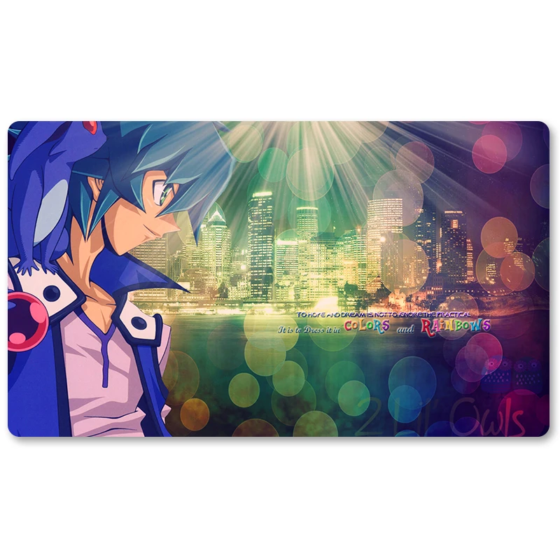 

Many - Rain bow Johan - Yu-Gi-Oh! Playmat Board Game Mat Table Mat for YuGiOh Mouse Mat