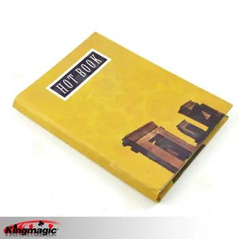 

Hot Sale King Magic Fire Notebook Book Magic Props Stage Magia Tricks Free Shipping