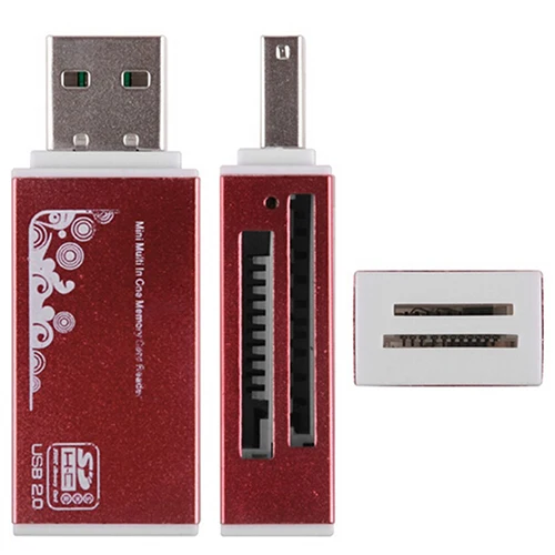 USB 2,0 все в 1 мульти карта памяти считыватель для картридер 2 микро-sd TF M2 MMC MS Pro