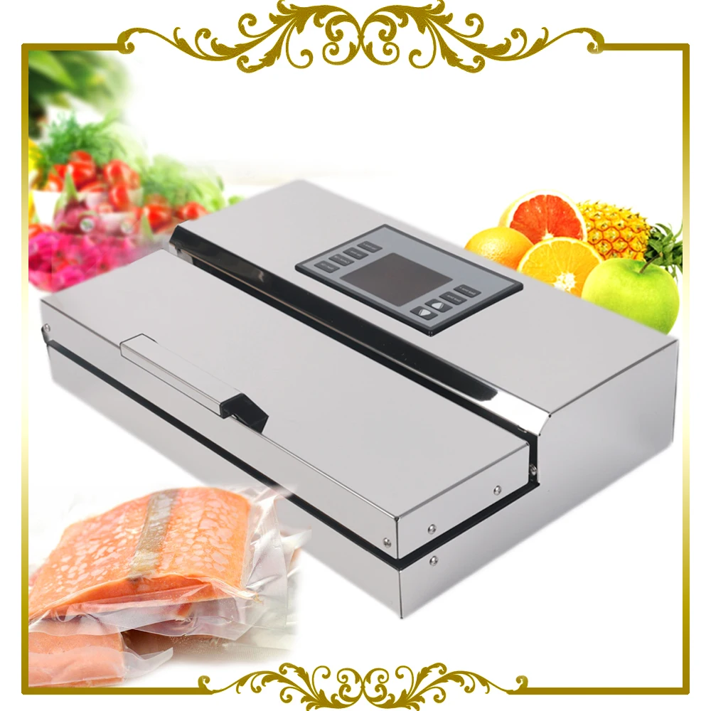 Vacuum Food Sealer Heat Sealing Machine bag Sealer Seal Machine Poly