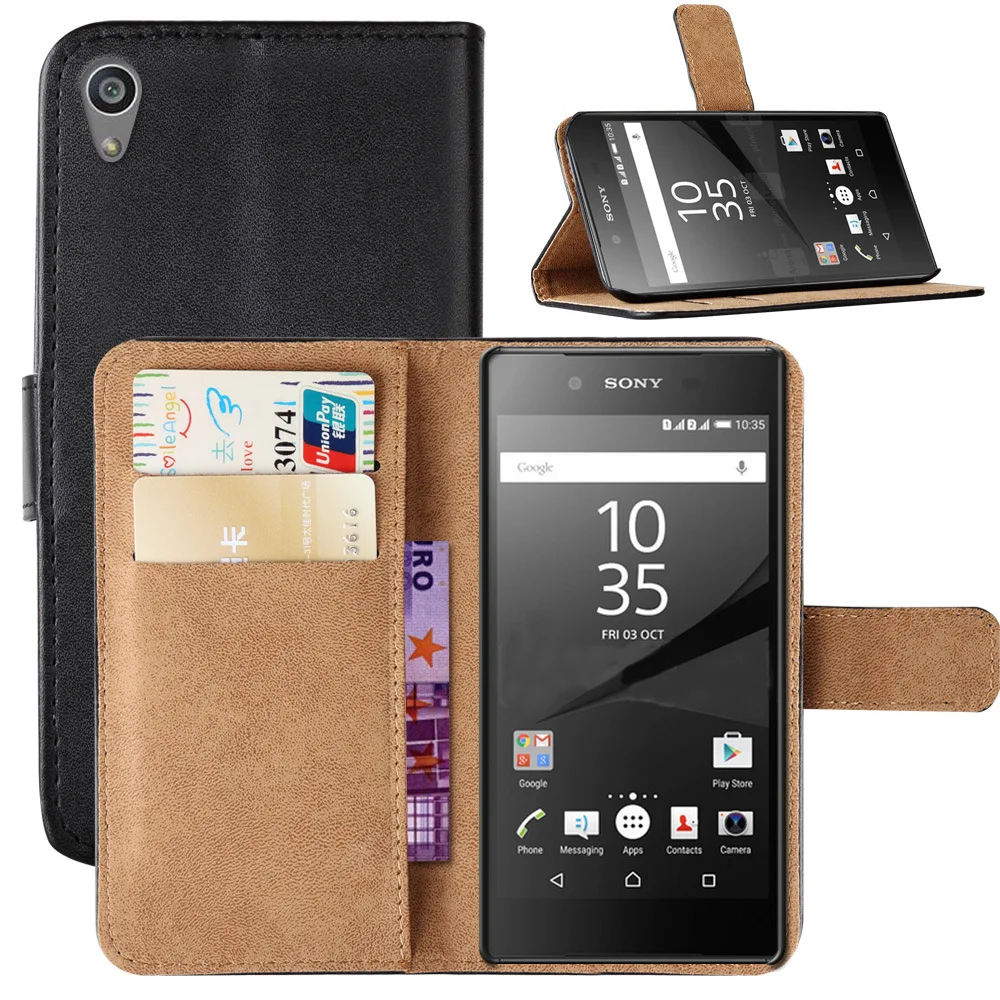 YINGHUI кошелек Флип PU кожаный чехол для Sony Xperia Z5 Compact Mini сотового телефона оболочка