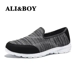 Aliboy женские кроссовки женские спортивные Slip-On Super Light дышащие спортивные женские кроссовки кеды Basket Femme 2017