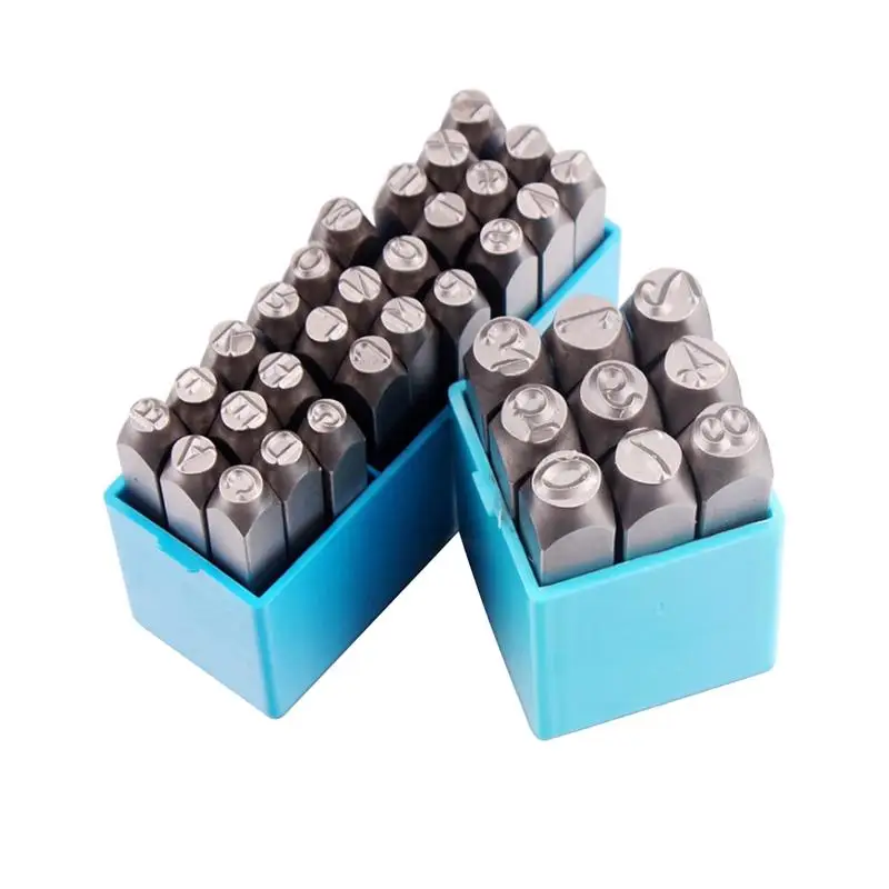 

High Hardness Steel Letter Uppercase Ball Pein Hammer Hand Punch Metal Stamp Set for Mold Jewel Making Die