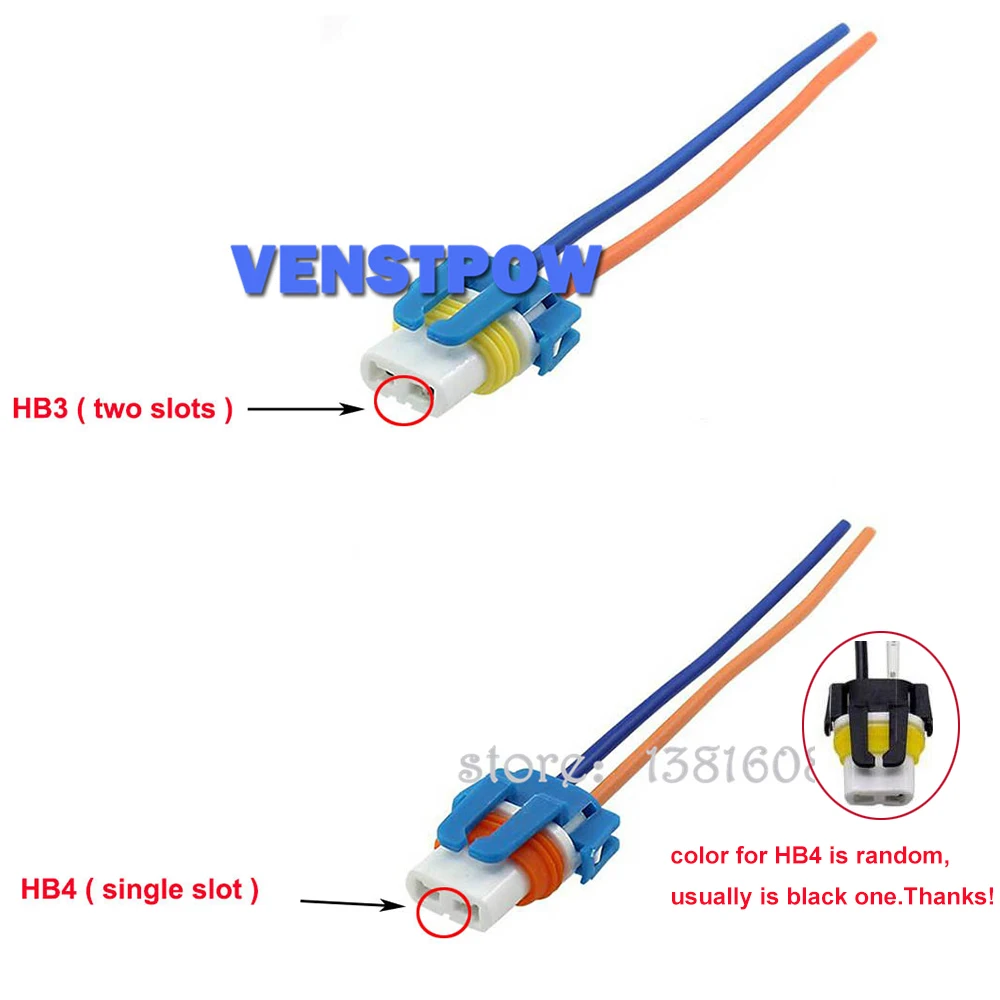 Halógeno H7 coche Faro Bombilla titular Conector De Reparación Con 2 Cables