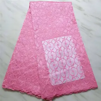 

Latest French Lace Fabric High Quality African Velvet Lace Fabric With Stones Embroidery Nigerian Party Dress 5 Yards