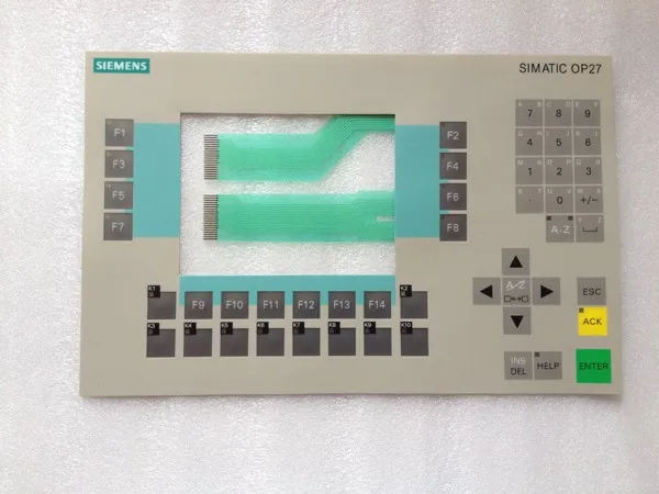 

New Membrane switch 6AV3627-7JK00-0AX0 for SIMATIC OP27 PANEL, 6AV3 627-7JK00-0AX0 panel keypad ,simatic HMI keypad , IN STOCK