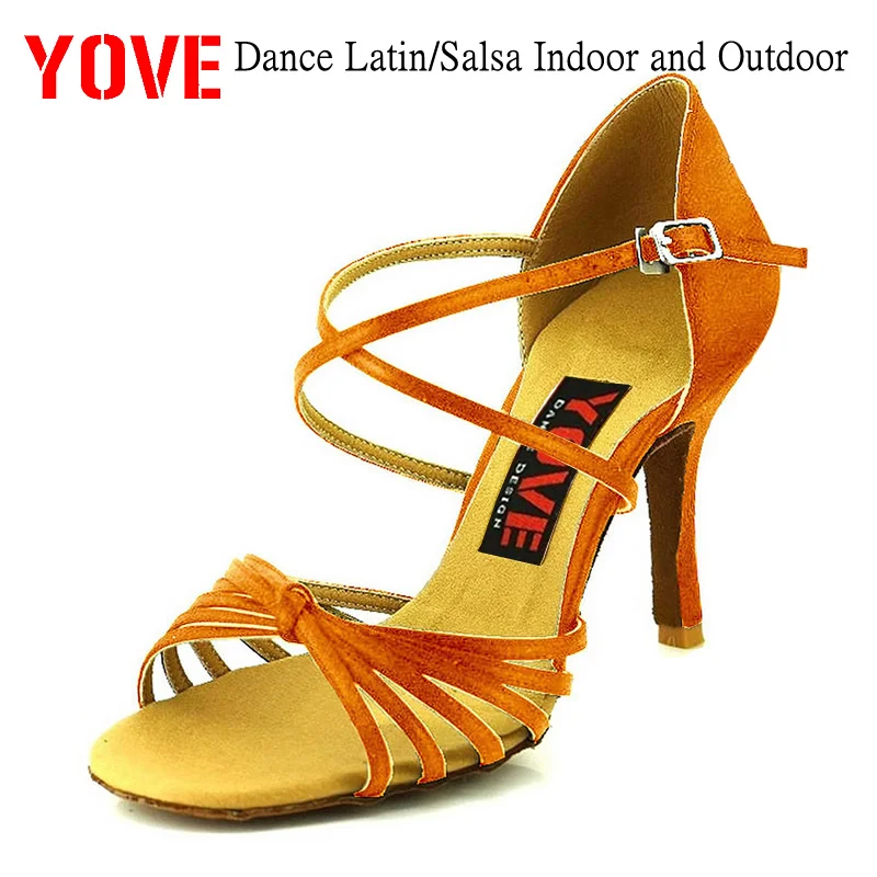 

YOVE Style w167-1 Dance shoes Bachata/Salsa Indoor and Outdoor Women's Dance Shoes