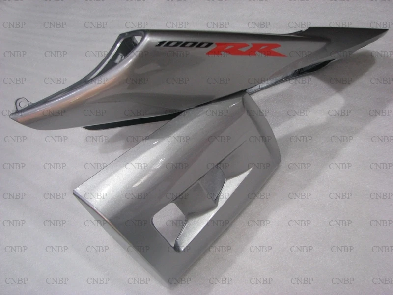 Обтекатели CBR1000 RR 2004 2005 для мотоциклов CBR1000RR Fireblade 05 серебристые серые белые