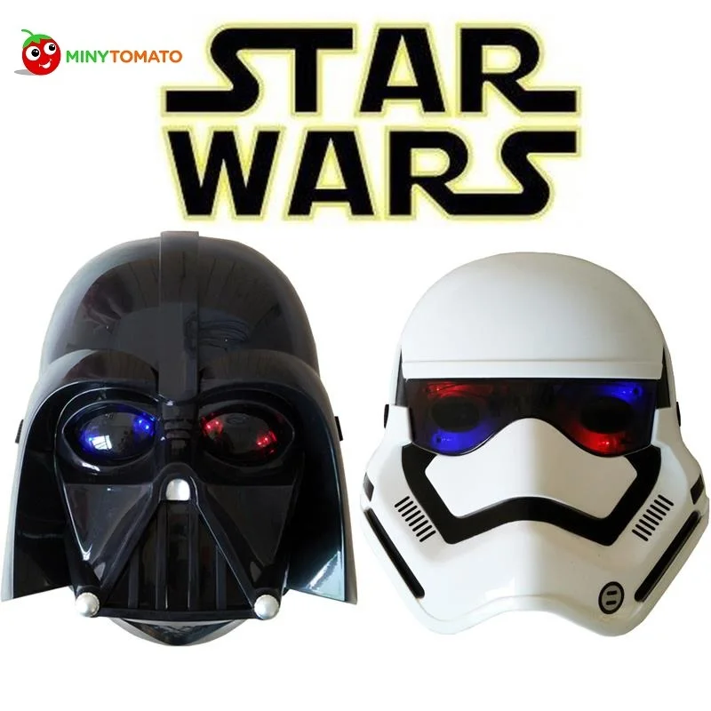 Free Shipping Star War Darth Vader Helmet Empire Soldiers Masks with Led Light Cospay Birthday Halloween