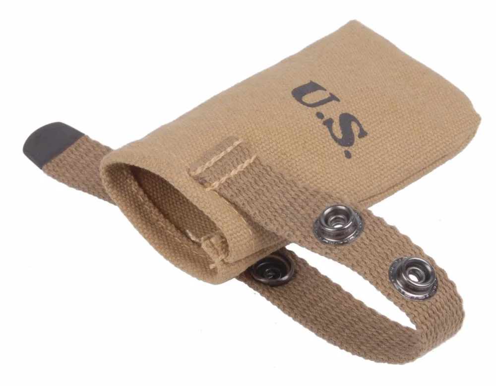 

WWII U.S ARMY M1 GARAND CARBINE CANVAS DUSTPROOF MUZZLE COVER