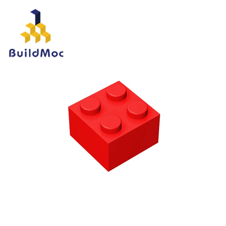 BuildMOC 6223 35275 3003 2x2 Technic changever Catch для строительных блоков части DIY развивающие творческие подарочные игрушки - Цвет: M0647-01