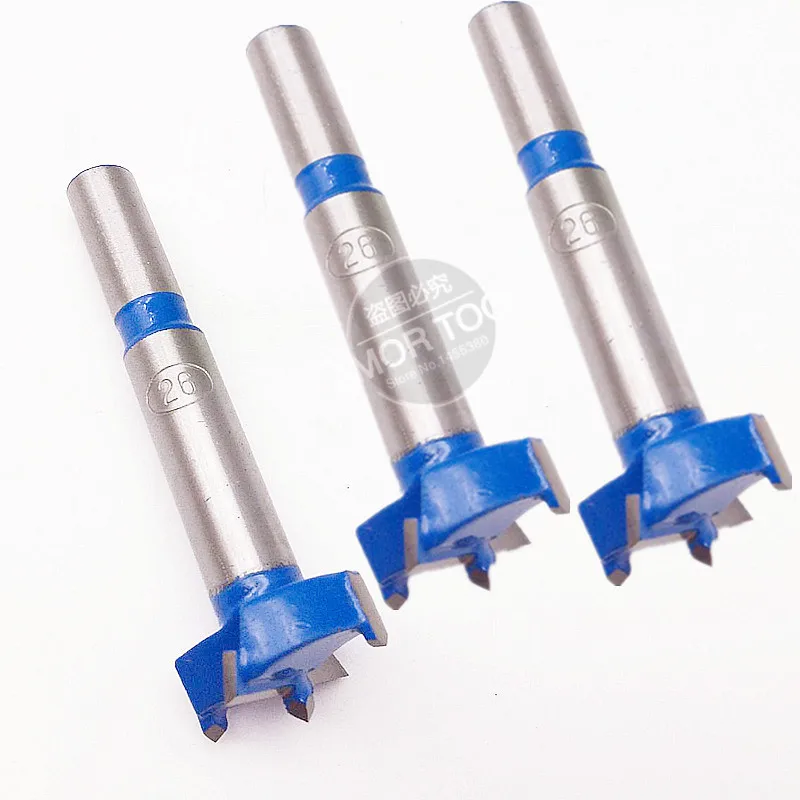 3Pcs Woodworking Core Drill Bit Set Core Drill Bit Hole Saw 26mm Wood