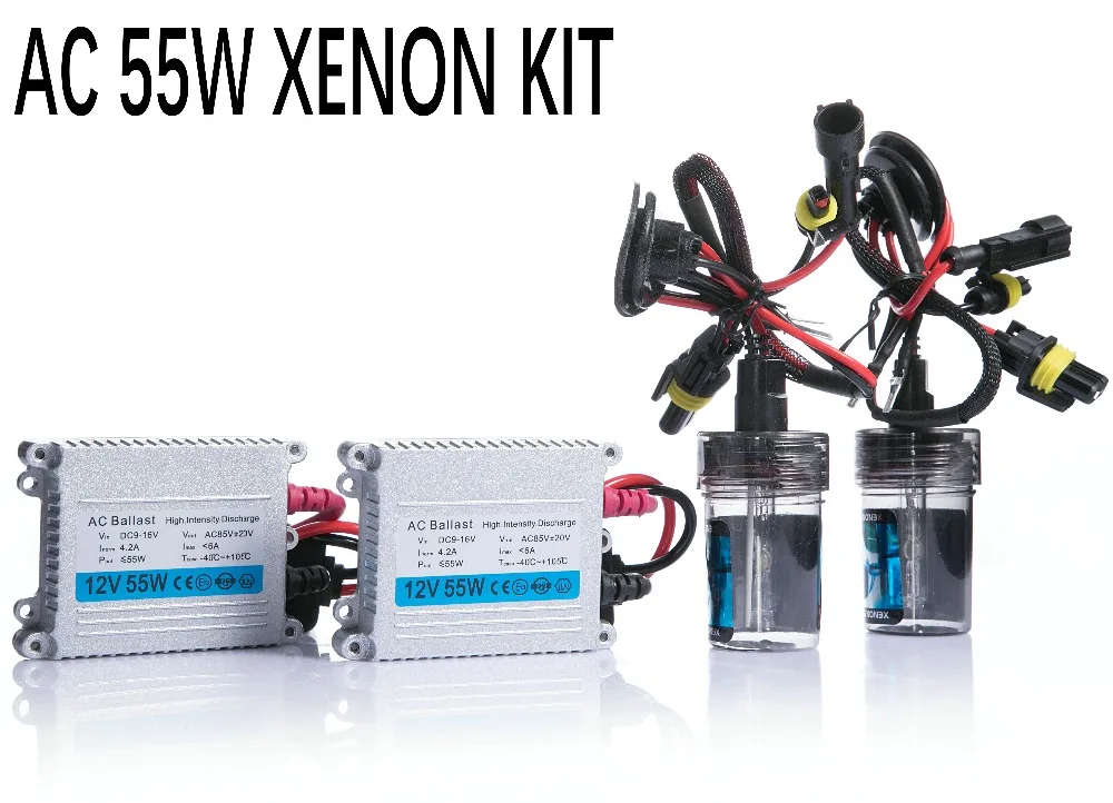 Бесплатная Доставка 12В 55Вт hid xenon комплект H1 H3 H7 H9 H11 H4 Bi Hi/низкая 9005 9006 D2S D2H 9012