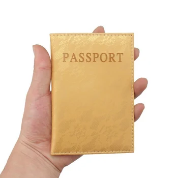 

Travel Accessories Passport Holders Covers Fashion PU Leather ID Bank Credit Card Bag Women Passport Business Holder wallet Case