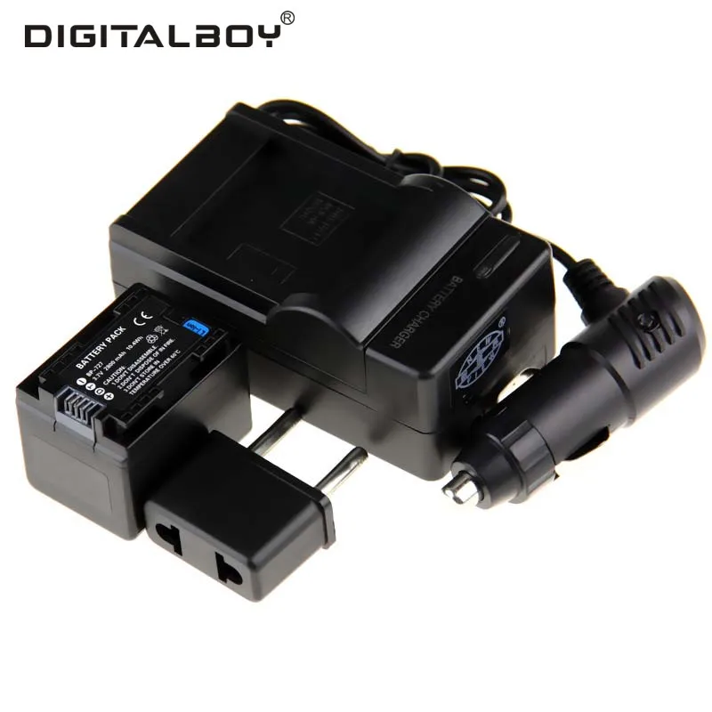 4PCS/Set 2800mAh Camera Battery BP 727 BP 727 BP727+Charger+Car Charger