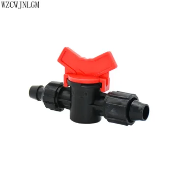 

Garden Irrigation 5/8" Drip Tape Valve Thread Barb Drip System Water Flow Control Connector Valve 20pcs
