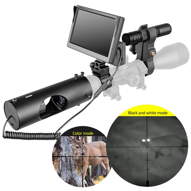 US $58.99 Night Vision Riflescope Hunting Scopes Optics Sight Waterproof Night Vision Device Hunting Tactical