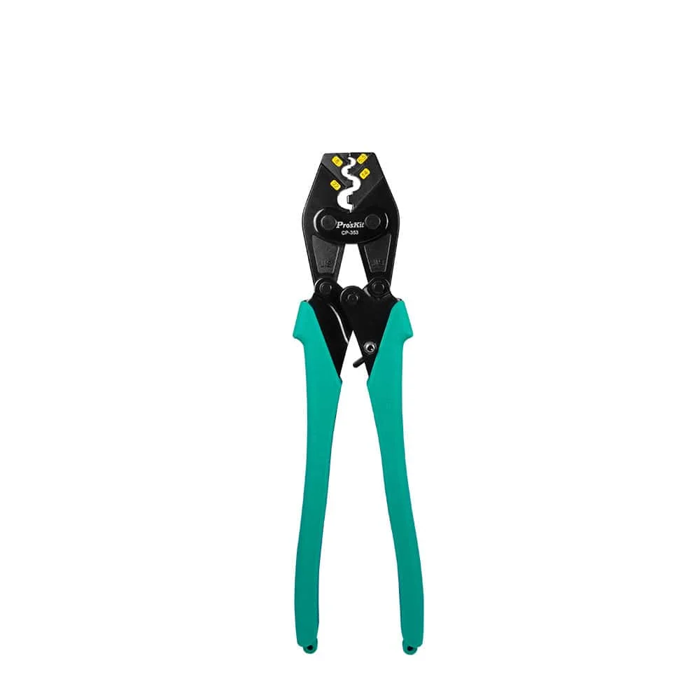 

Pro'sKit Multitool Wire Crimper Pliers Tools Non-insulated Terminals Ratchet Crimping Tool (332mm)