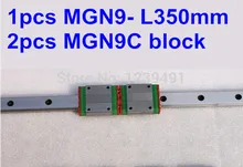 1pcs 9mm linear rail guide MGN9 350mm with 2pcs mini MGN9C linear block 9mm for linear guide mgn9 550mm l 550mm for linear rail way mgn9c or mgn9h for long linear carriage for cnc x y z axis