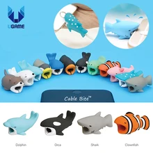 

Newest Cute Dog Cable Bite Protector for IPhone Cable Winder For Android Phone Power Cable Protectors Bite For Smartphone Cables