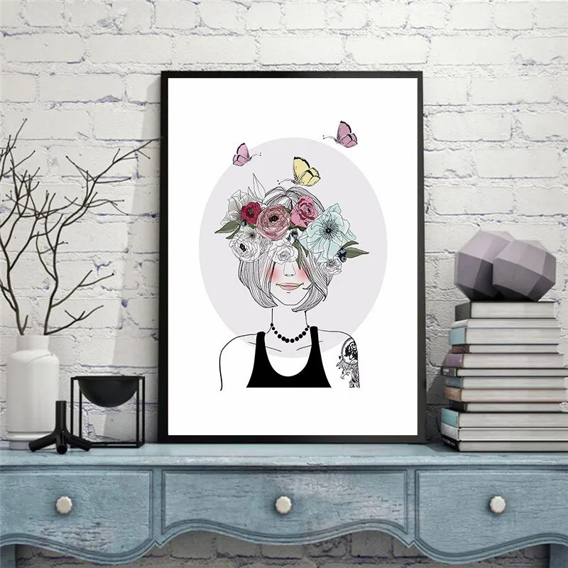HAOCHU-Watercolor-Beauty-Girls-Canvas-Art-Poster-Giclee-Print-Painting-Cute-Wall-Pictures-for-Kids-Room (1)
