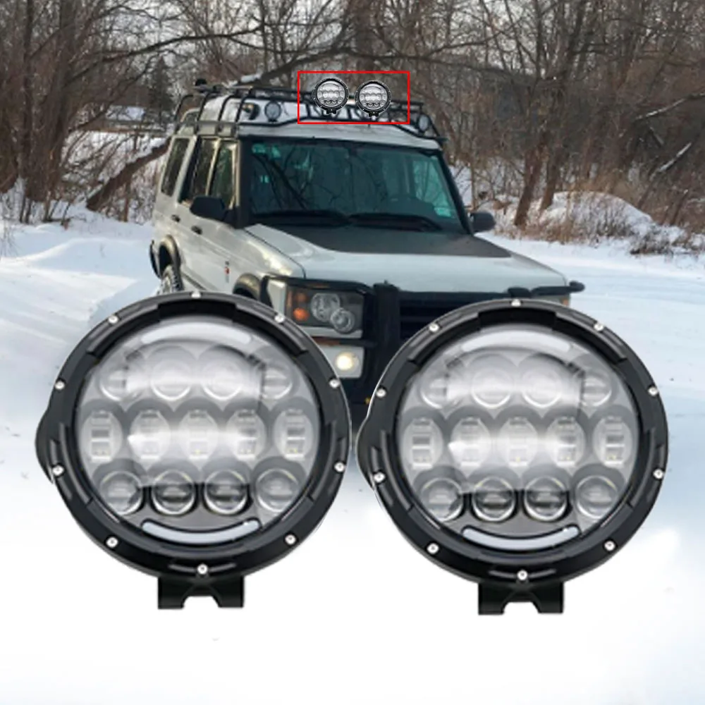 7'' 105W Round LED Work Lights HighLow Beam DRL 7 Inch Led Driving Light for Jeep Trucks Offraod 4x4 LED Working Spot Light (30)