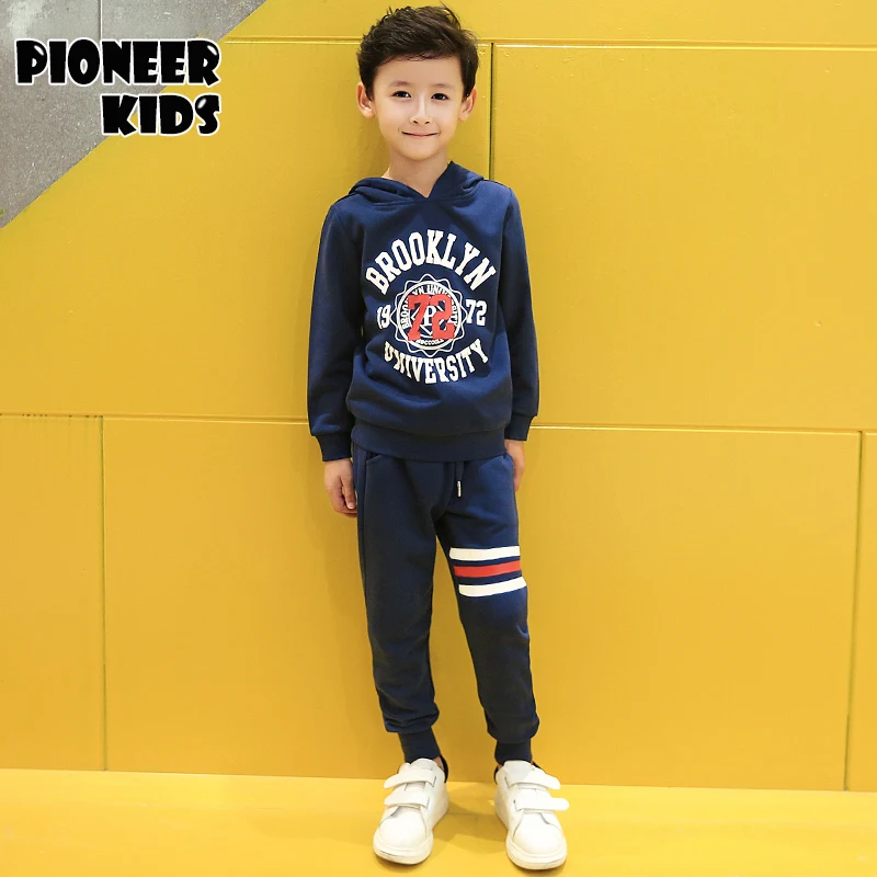 Pioneer Kids 2017 New Arrivals Kids Clothes Baby Boy Clothing Set Girls