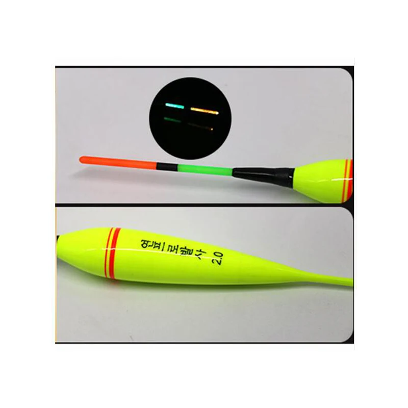 Electronic luminous float fishing Hard Fish Bobber With Led Light Ocean Rock Fshing lake Fishing Float Battery Pesca