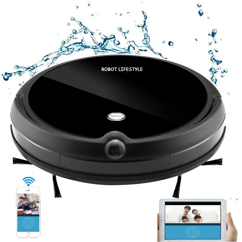 Robot Vacuum Cleaner HD Camera Smart Memory Video Call Navigation Mapping and Resume Smartphone App Control Auto Robot Vacuum Cleaner HD Camera Smart Memory Video Call Navigation Mapping and Resume Smartphone App Control Auto