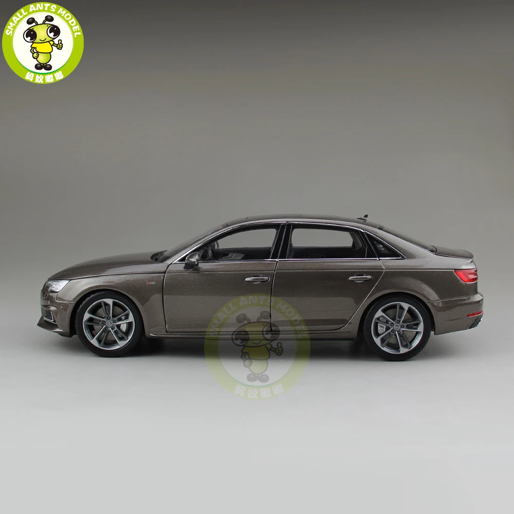 1/18 Audi A4 A4L литая под давлением металлическая модель автомобиля игрушка мальчик девочка дети подарок коллекция коричневый