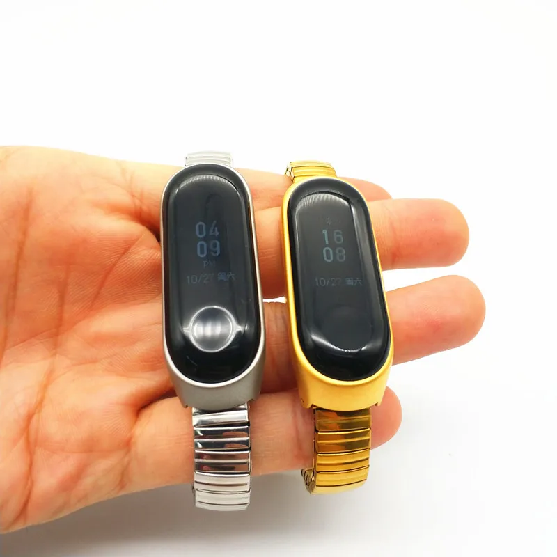 Новинка эластичный ремешок из нержавеющей стали для Xiaomi 5 часов xiaomi band 3 4