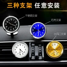 Светящиеся Авто Калибр часы Автомобильный термометр мини автомобиль вентиляционное отверстие кварцевые часы с зажимом автомобильный воздуховод Часы Автомобиль Стайлинг