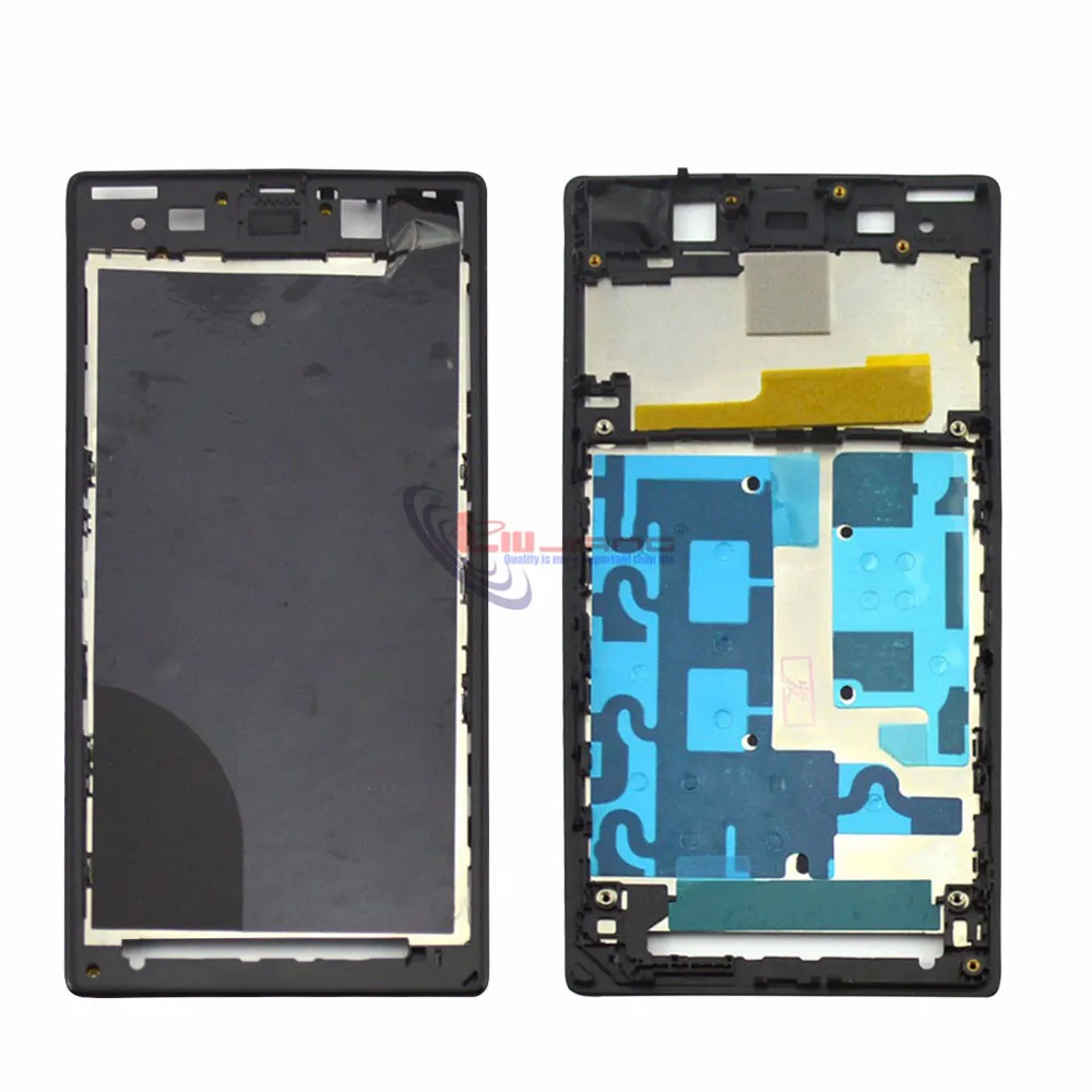 Оригинальная передняя рамка Корпус пластина для Sony Z1 L39 L39h C6903 C6902 LCD промежуточная
