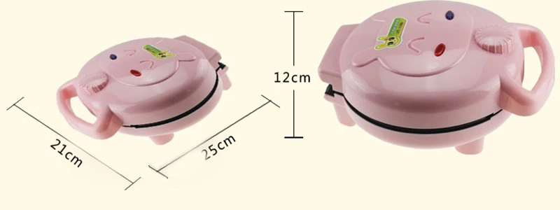 Мини многофункциональная машина для торта, домашняя Автоматическая электрическая противень для выпечки, двухсторонняя нагревательная машина для блинов с героями мультфильмов