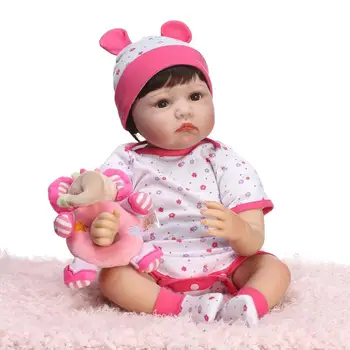 

New arrival Handmade Silicone vinyl adorable Lifelike sexy toddler Baby Bonecas girl kid bebe doll reborn menina de silicone