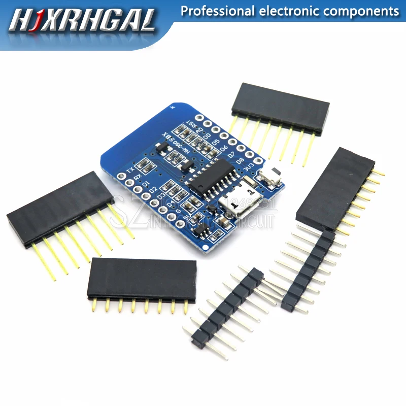 

1PCS D1 mini - Mini NodeMcu 4M bytes Lua WIFI Internet of Things development board based ESP8266