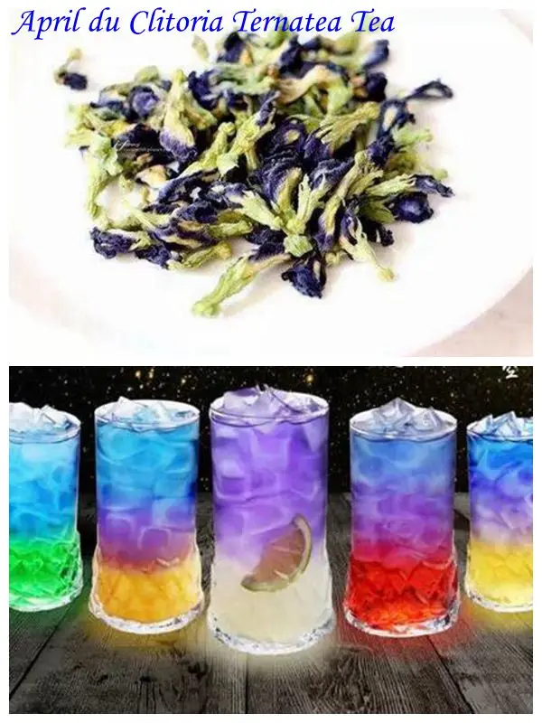 Чай Clitoria Terna чай из гороха с синими бабочками сушеный цветок kordofan Таиланд