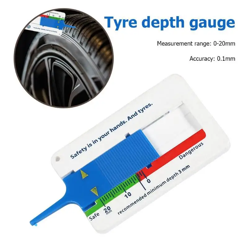 

0-20 mm Auto Tyre Tread Depth Gauge for Car Motorcycle Caravan Trailer Wheel Measure Repair Tool Car Tread Ruler Measure Tools