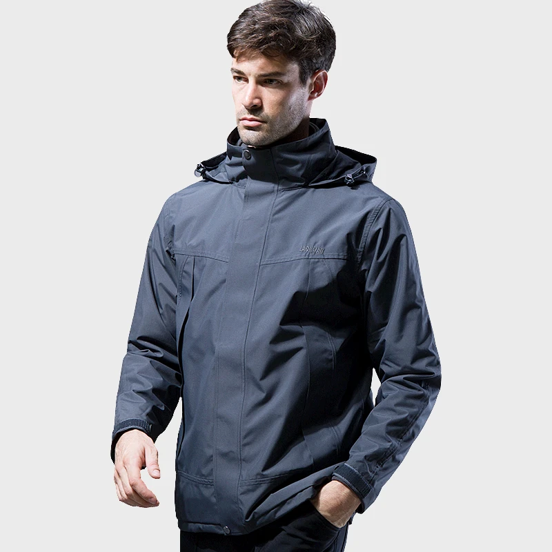 

Men's Camping Tactical Jacket Outdoor Multi-pocket Liner Detachable Three-In-One Trekking Jacket Training Hiking Fishing Jackets