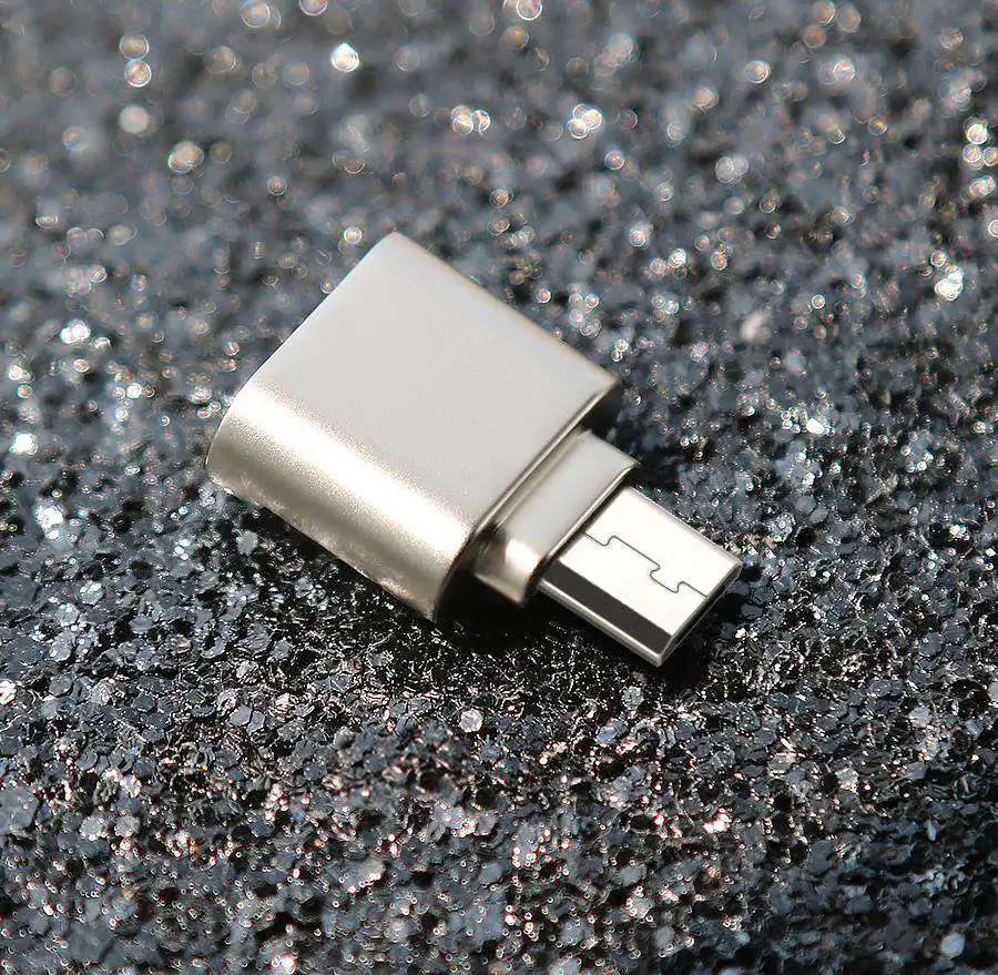 LEORY Micro USB адаптер 2,0 otg телефонный карта памяти Mini-ридер Алюминий кард-ридер для микро SD/TF карты памяти microsd карта ноутбук адаптер для телефона