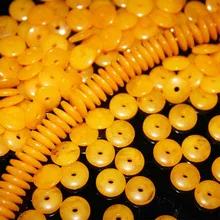 100 adet/grup Güzel Ambered Renk Yuvarlak Spacer Aksesuarları 6mm 8mm 10mm 12mm Toptan Gevşek göz alıcı boncuk DIY takı Yapımı