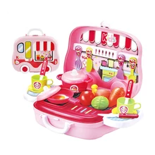 N185, новинка,, детская игрушка, имитация, кухонная посуда, чемодан, игрушки