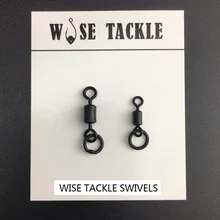 20 шт. wise Tackle Flexi поворотное кольцо для ловли карпа-Размер Великобритании 8 и 11-выбрать размер-карповый Терминал снасти Аксессуары