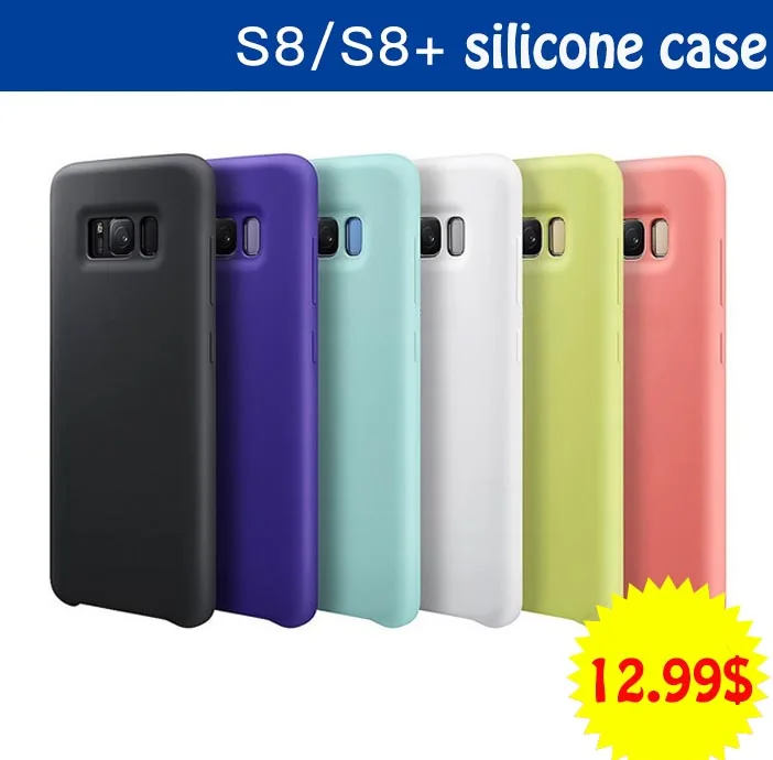 imágenes para Moda Caja Del Teléfono de Silicona Suave para Samsung Galaxy Caso de Lujo S8 marca Insignia de La Contraportada para Samsung Galaxy S8 Más Cubierta de Coque imágenes para Moda Caja Del Teléfono de Silicona Suave para Samsung Galaxy Caso de Lujo S8 marca Insignia de La Contraportada para Samsung Galaxy S8 Más Cubierta de Coque